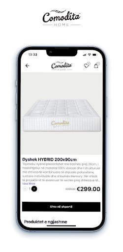 Android application Comodita Home screenshort