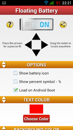 Floating Battery Percentage % Screen 3
