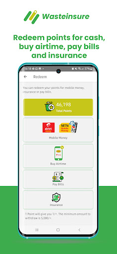 WastePays Screen 2