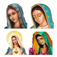 Stickers de la Virgen Maria