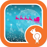 Sparkly Christmas Eve GO SMS icon