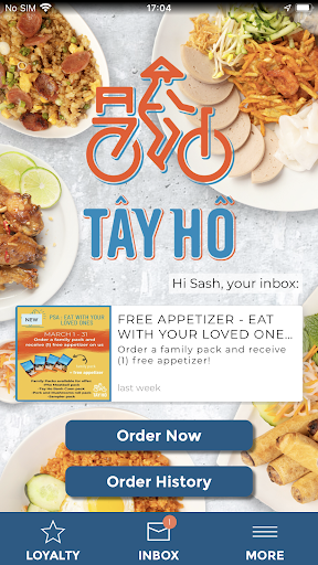 Android application Tay Ho Restaurants screenshort