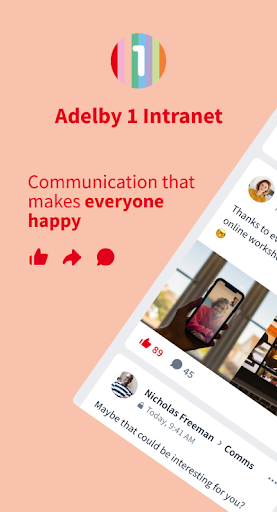 Android application Adelby 1 Intranet screenshort