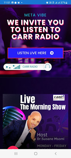 Android application Carr Radio screenshort