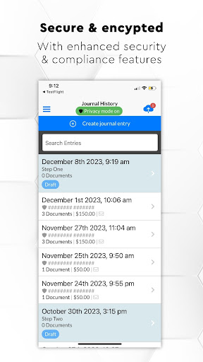 Notary eJournal Screen 2