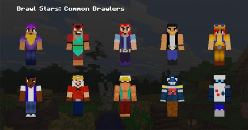 Skin Brawl BS Stars Mod for Minecraft