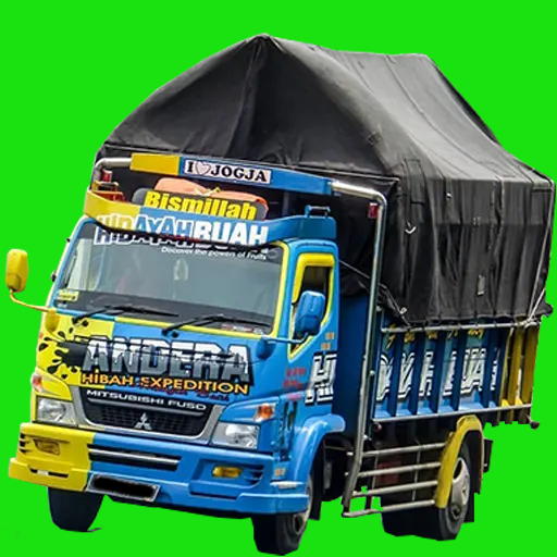 Sticker Truk Modif Oleng WA logo