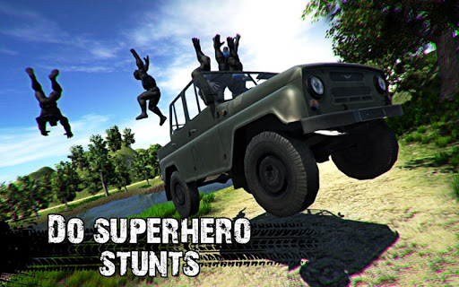 superhero 4x4 rally offroad driver screenshot 2