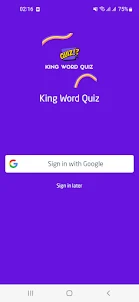 King Word Quiz - คาดเดา