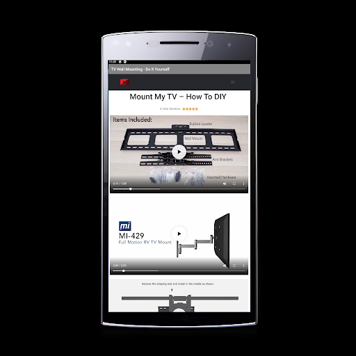 Android application TV Wall Mount Installation screenshort