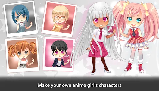 Anime School Dress Up Girl