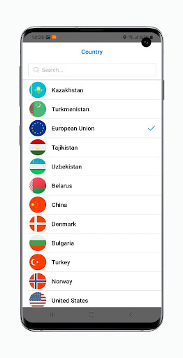 EU exchange rates Screen 2