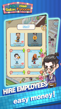 Game screenshot Idle Hair Salon Tycoon apk download
