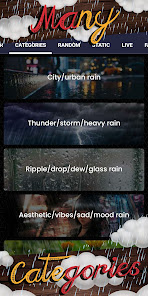Screenshot 5 fondo de lluvia android