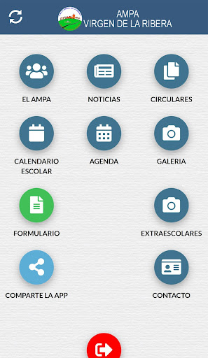 Android application AMPA VIRGEN DE LA RIBERA screenshort
