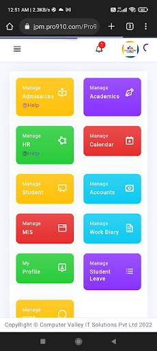 Android application JPM PRO910 screenshort