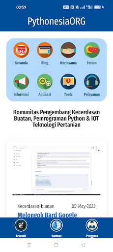Komunitas PythonesiaORG Screen 2