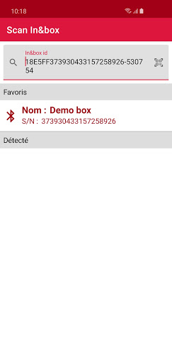 Android application Airbag Demo screenshort