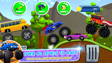 Monster Trucks Game for Kids 2