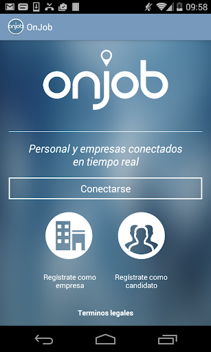 Android application OnJob screenshort