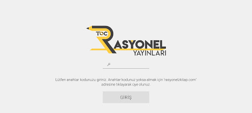 Android application Rasyonel Mobil Kütüphane screenshort