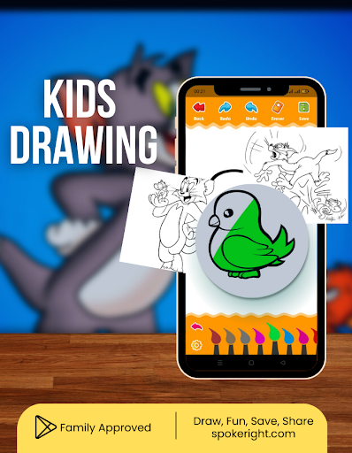 Android application Kids Drawing screenshort