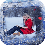 Cover Image of डाउनलोड Winter Photo Frames With Snowfall 1.0 APK