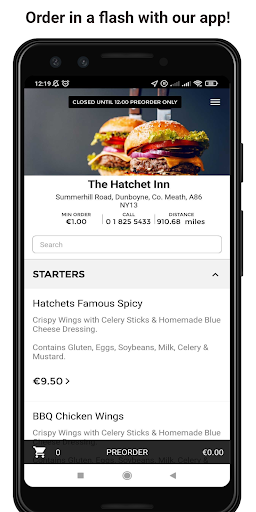 Android application The Hatchet Inn screenshort