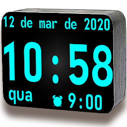 Imagem do ícone Relógio Digital Enorme Pro