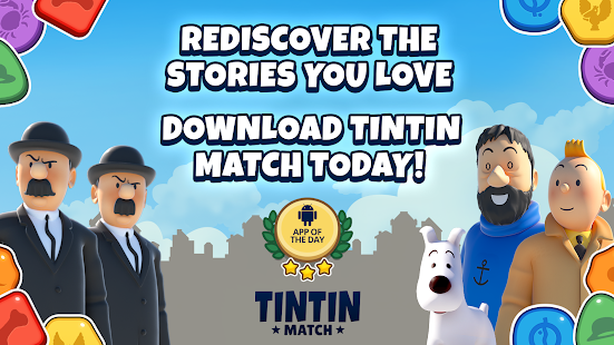 Tintin Match: Solve puzzles Screenshot