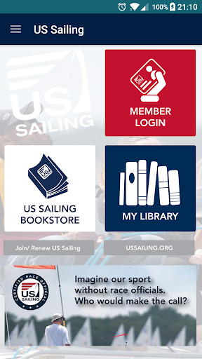 Android application US Sailing Bookstore screenshort