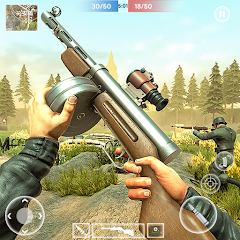Gun Shooter Offline Game WW2: Download gratis mod apk versi terbaru