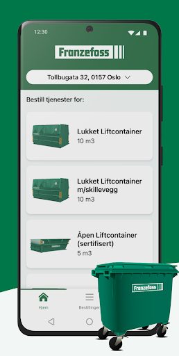 Android application Franzefoss screenshort
