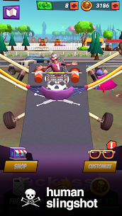 Jackass Human Slingshot MOD APK (Unlimited Money) 2