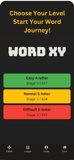 Android application WordXY: Word Puzzle Game screenshort