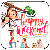 Weekend GIF Stickers icon