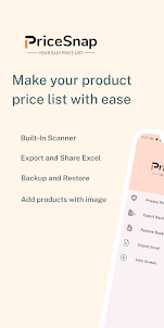 PriceSnap - Product Price List