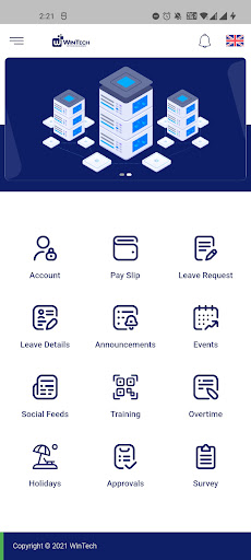 Android application WinTech HR screenshort