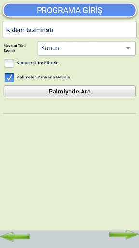 Palmiye Mevzuat (Demo) Screen 3