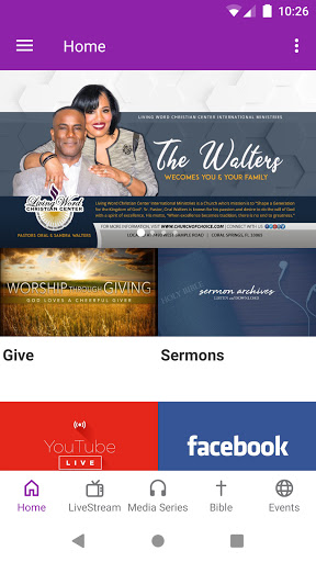 Android application LivingWordfL screenshort