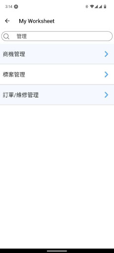 eWorksheet GO 表單特助 Screen 3