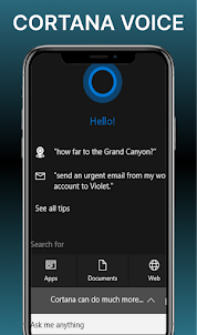 Cortana Voice Commands Advise