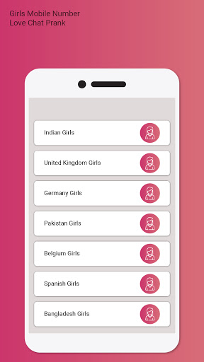 Girls mobile numbers, Love chat Prank