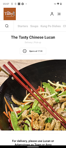 Android application The Tasty Chinese Lucan screenshort