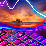 Sunset Beach Keyboard Theme