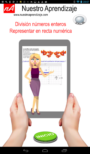 División números enteros Repre