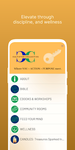 Android application CultiVTED Collective screenshort
