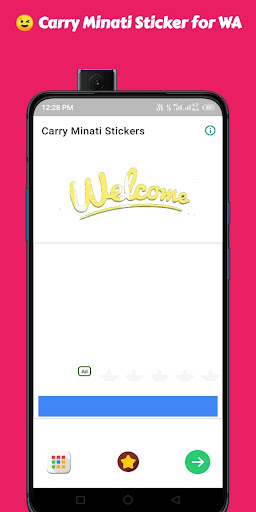Android application Carry Minati Stickers for WA screenshort