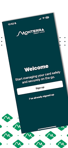 Android application Monterra CU Card Manager screenshort