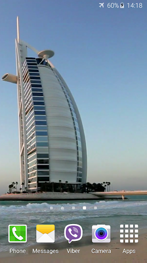 Dubai Jumeirah Beach Video LWP Screen 2